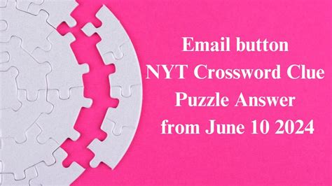 email button crossword clue|email button with 8 letters.